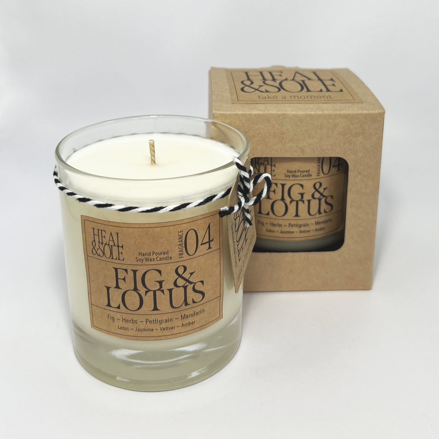 Fig & Lotus Fragranced Soy Wax Candle