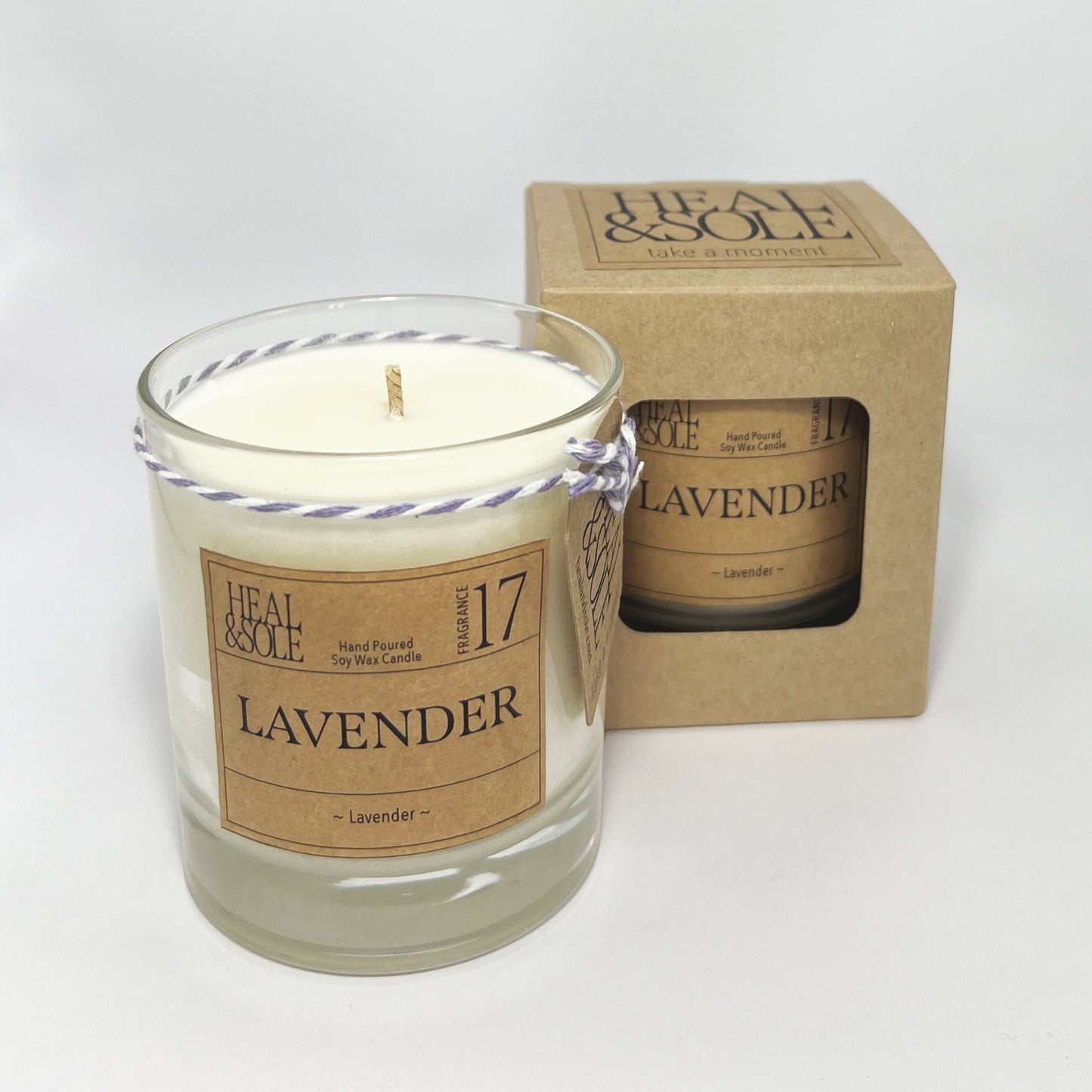 Lavender Fragranced Soy Wax Candle