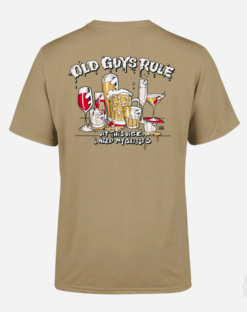 Old Guys Rule Need my Glasses T shirt