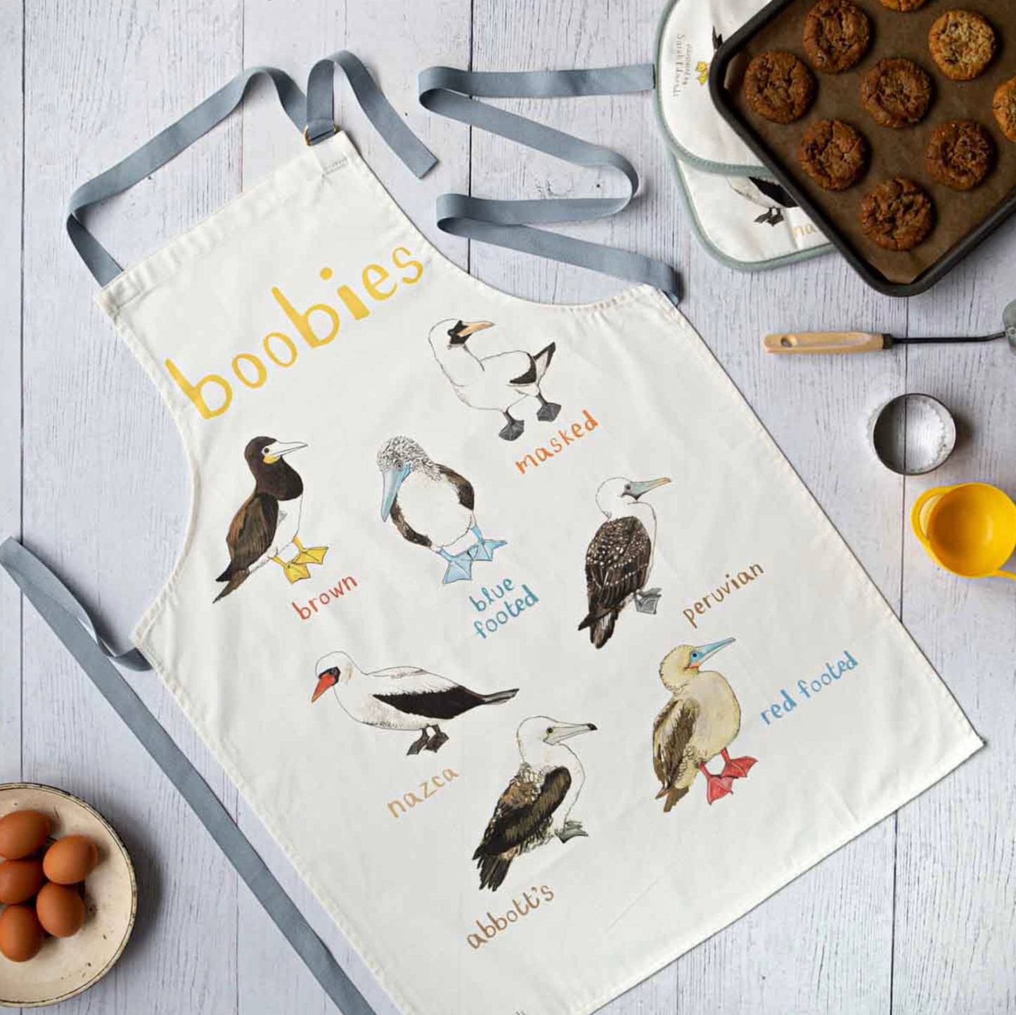 Sarah Edmonds Boobies Apron