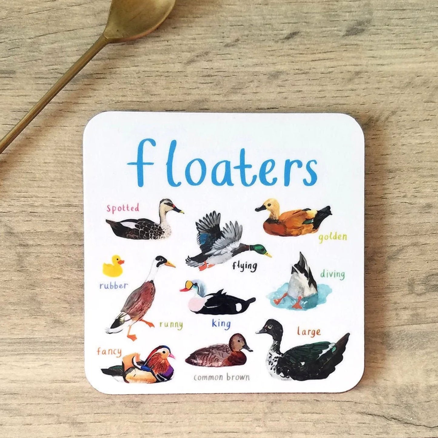 Sarah Edmonds Floaters Coaster