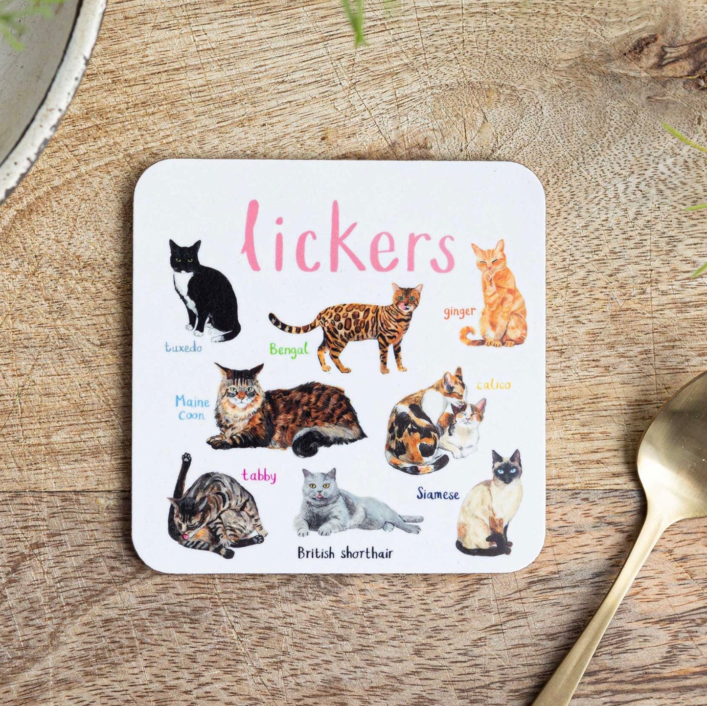 Sarah Edmonds Lickers Coaster