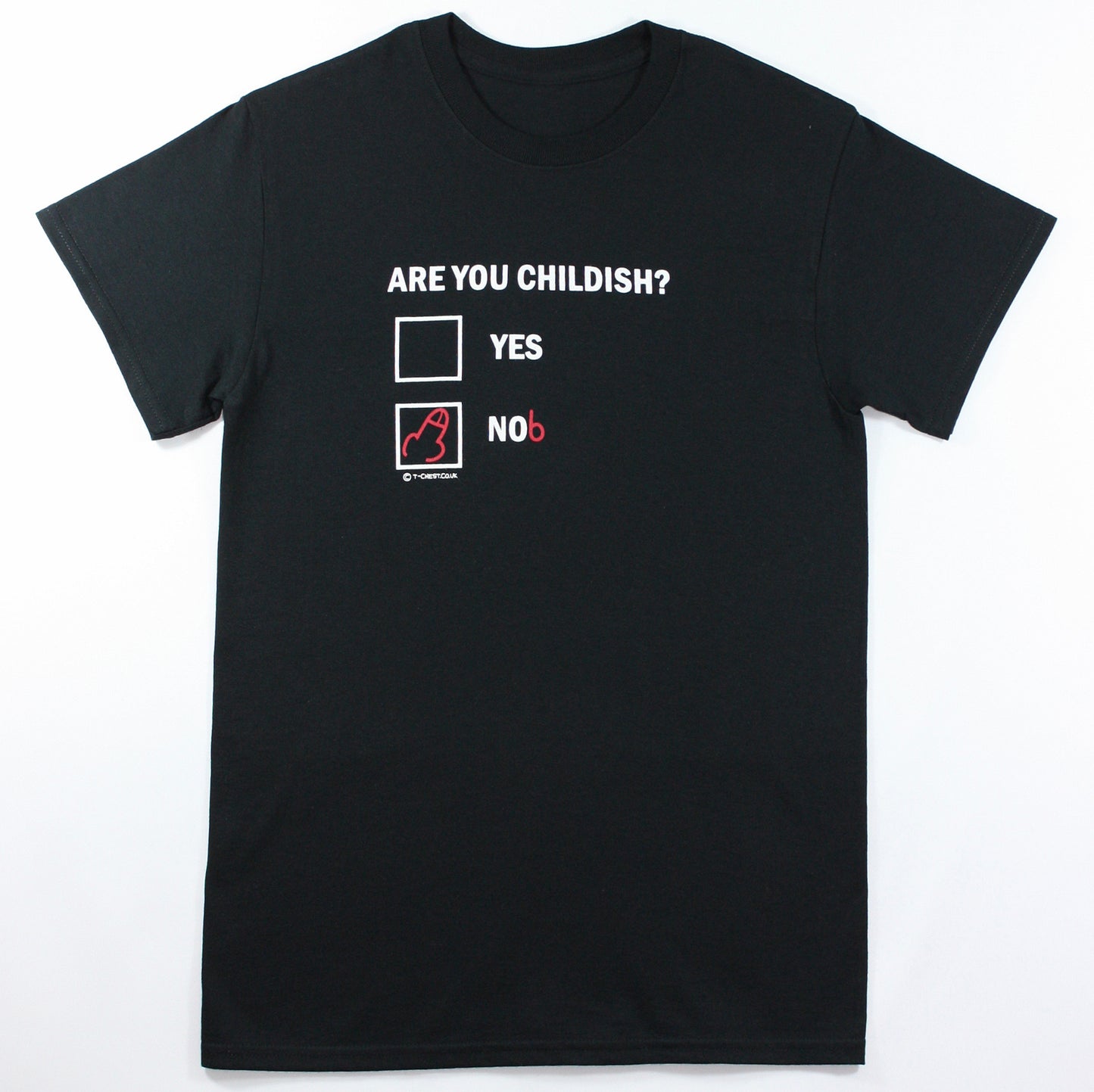 Are You Childish Black T Shirt