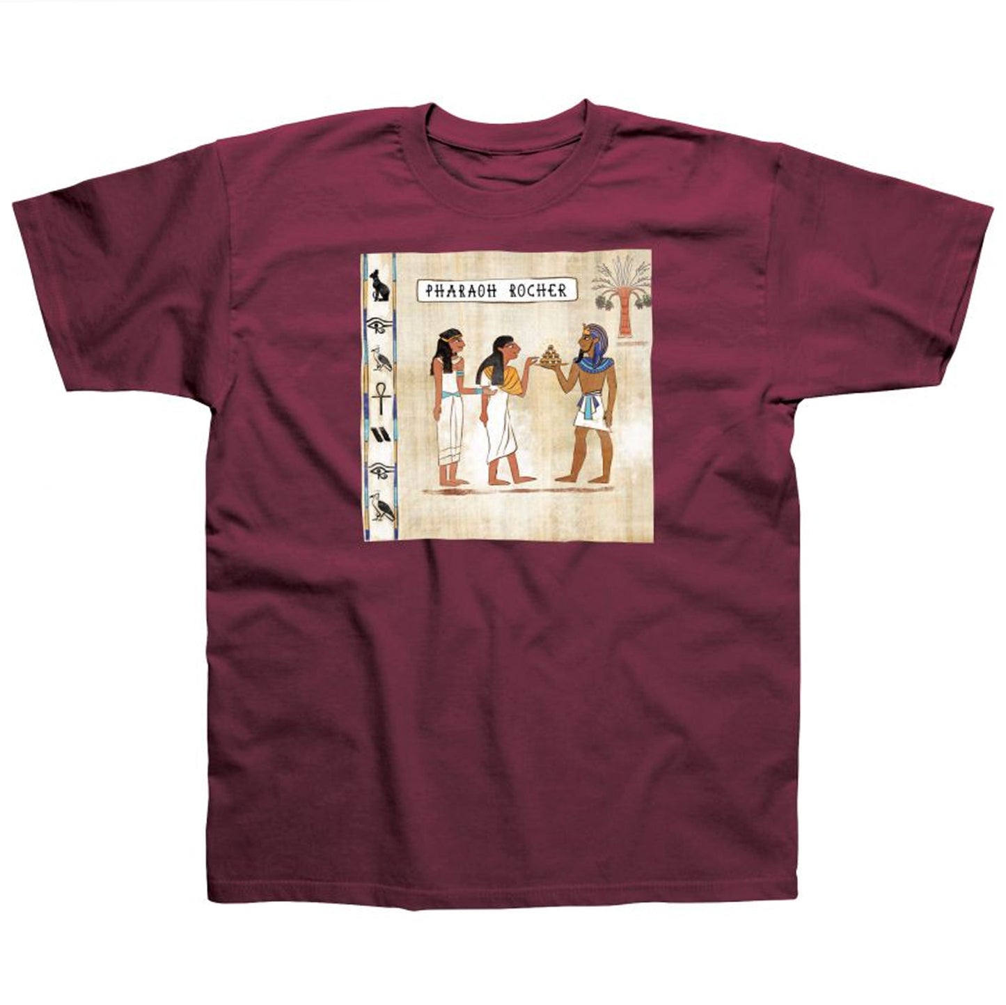 Hysterical Heritage Pharoah Rocher Maroon T Shirt