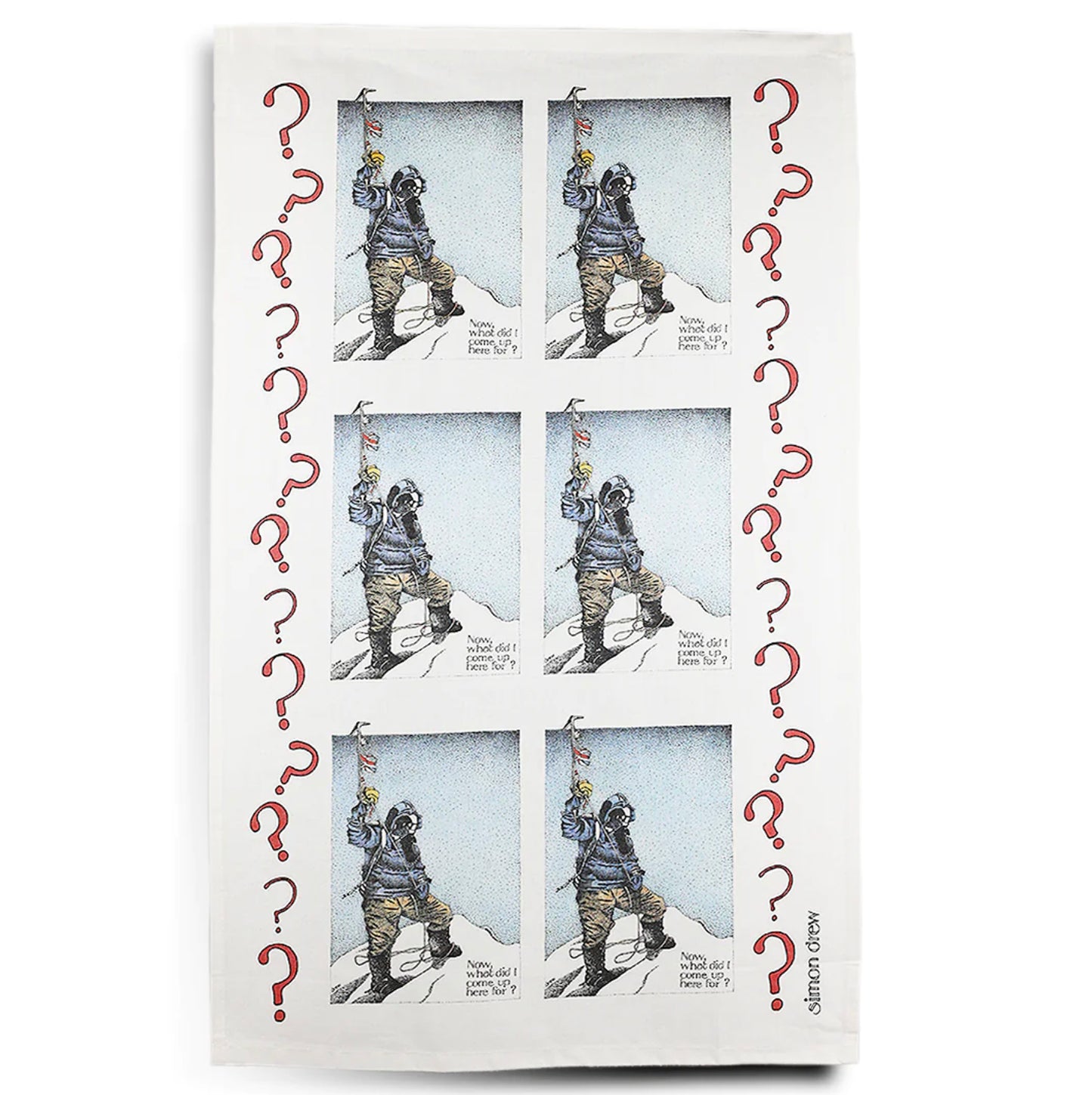 Simon Drew Everest Tea Towel