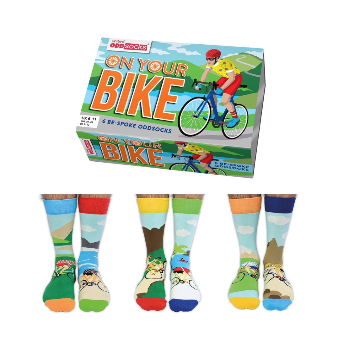 Odd Socks On Your Bike Gift Set